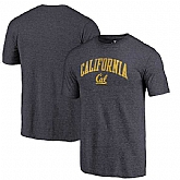 Cal Bears Fanatics Branded Heathered Navy Hometown Arched City Tri Blend T-Shirt